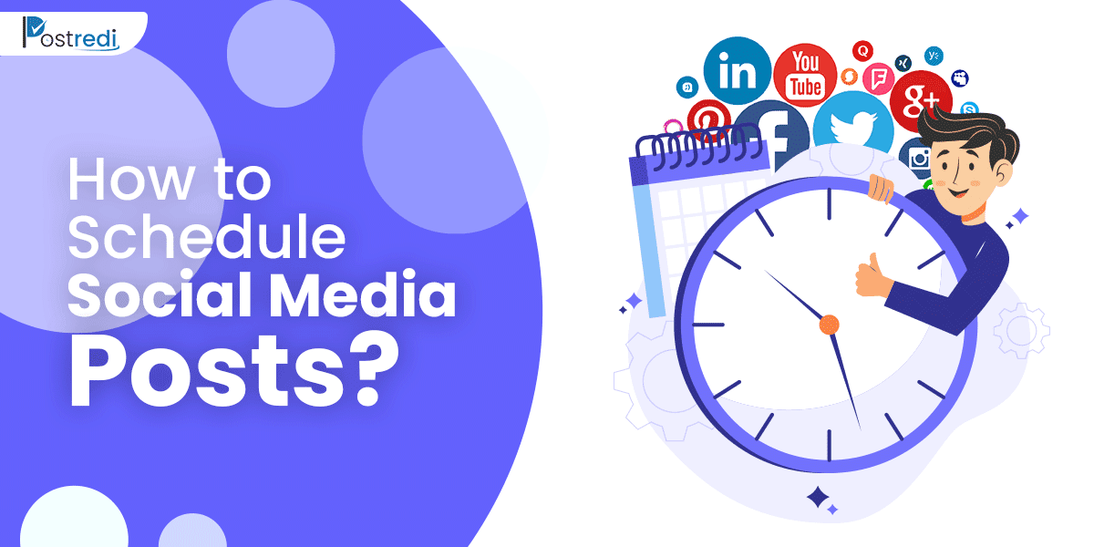 how to schedule social media posts