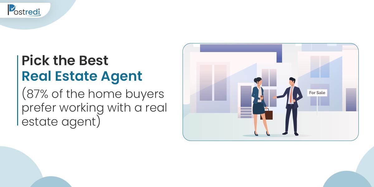 work with a real estate agent