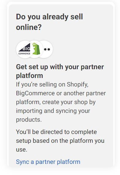 Sync Facebook shop with other e-commerce platform